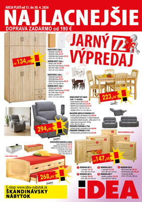 IDEA nábytok : 1 leták