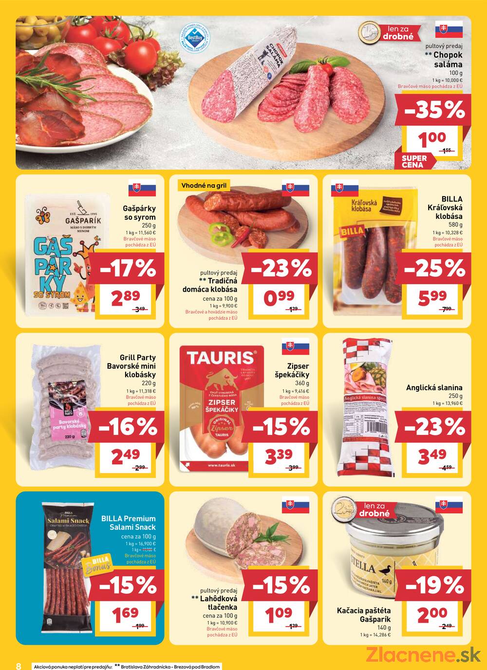 BILLA od 22.4. do 28.4.2026