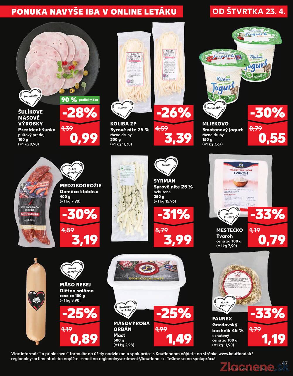 Leták Kaufland - Kaufland 23.4. - 29.4. - Kaufland Kežmarok - strana 47