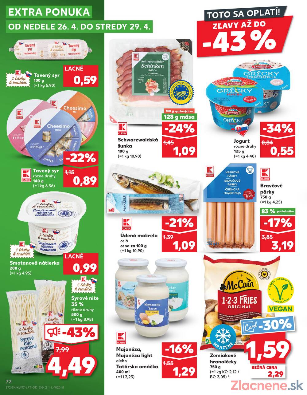 Leták Kaufland - Kaufland 23.4. - 29.4. - Kaufland Sabinov - strana 72