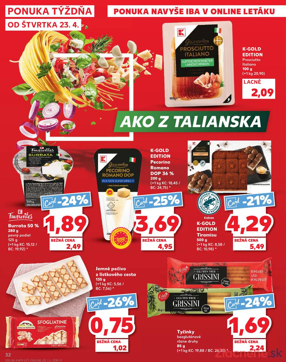 Leták Kaufland - Kaufland 23.4. - 29.4. - Kaufland Senica - strana 32 Leták Kaufland - Kaufland 23.4. - 29.4. - Kaufland Senica - strana 32