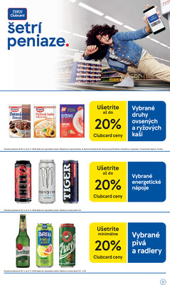 Tesco supermarkety od 29.4. do 5.5.2026