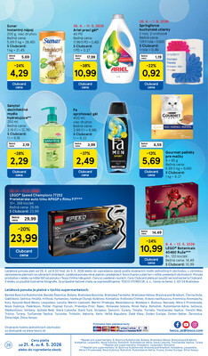 Tesco supermarkety od 29.4. do 5.5.2026