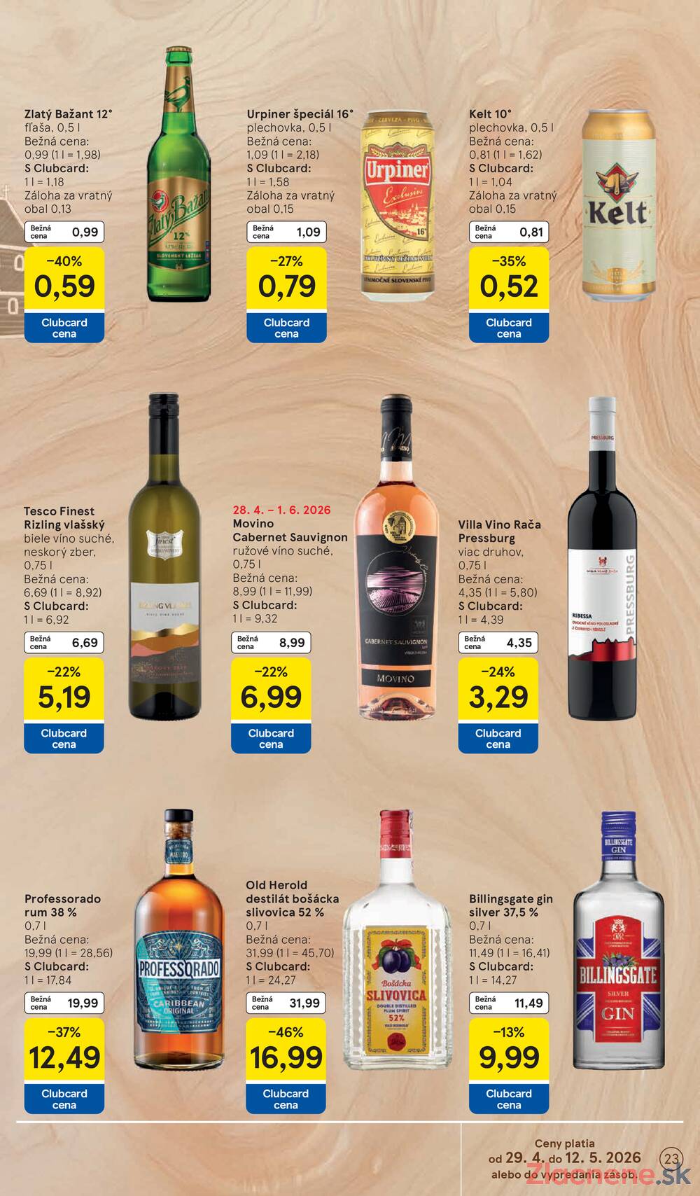 Leták Tesco - Tesco malé hypermarkety 29.4. - 5.5. - strana 23