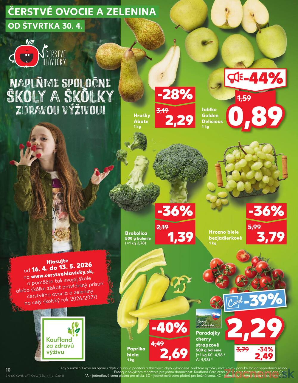 Leták Kaufland - Kaufland 30.4. - 6.5. - Kaufland Tvrdošín - strana 10