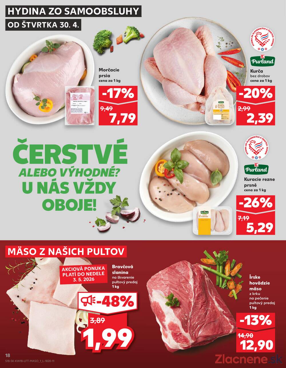 Kaufland 30.4. - 6.5. - Kaufland Bytča