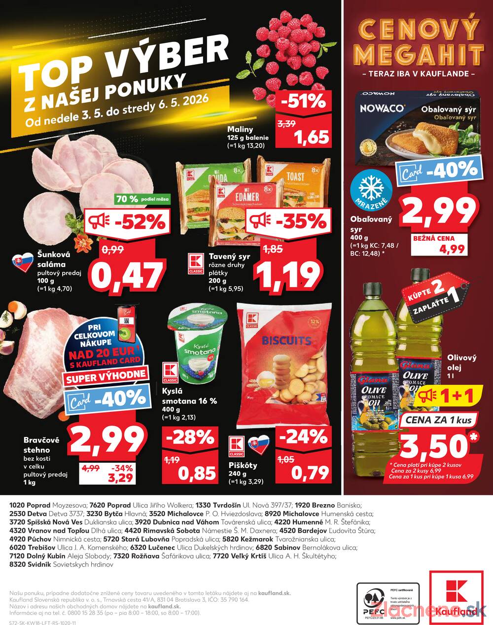 Kaufland 30.4. - 6.5. - Kaufland Bytča