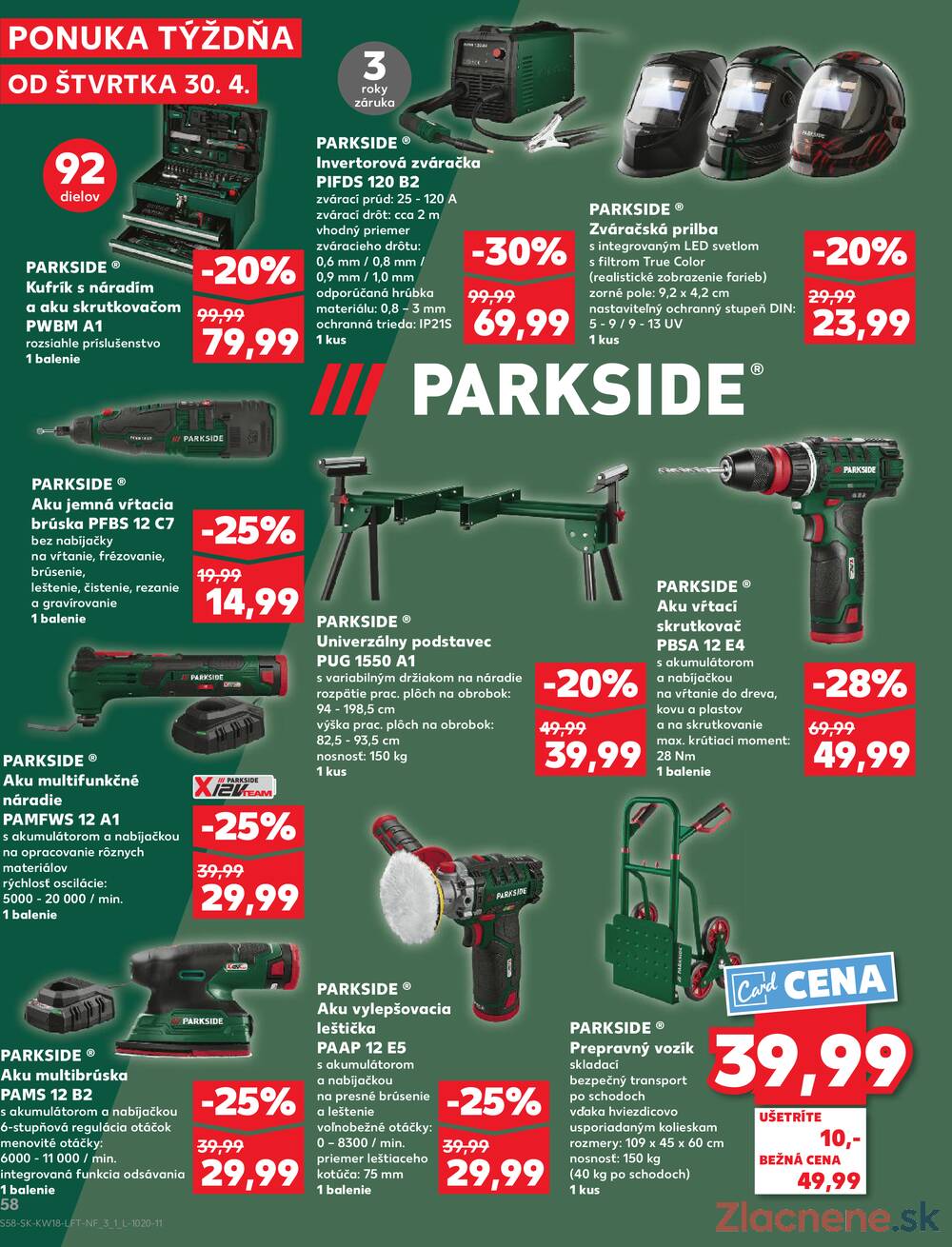 Leták Kaufland - Kaufland 30.4. - 6.5. - Kaufland Dubnica nad Váhom - strana 58