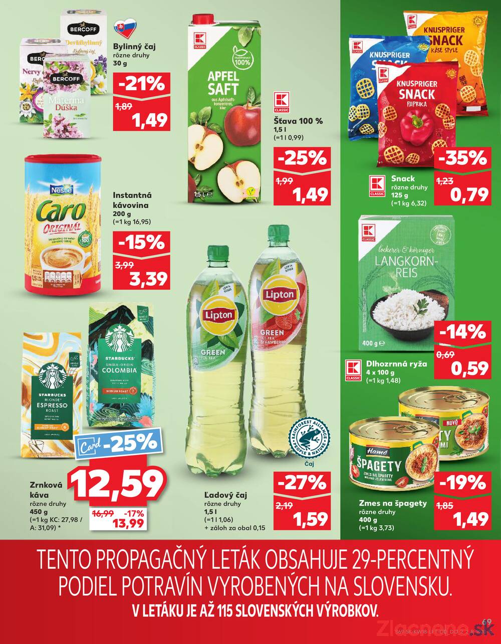 Kaufland 30.4. - 6.5. - Kaufland Bardejov