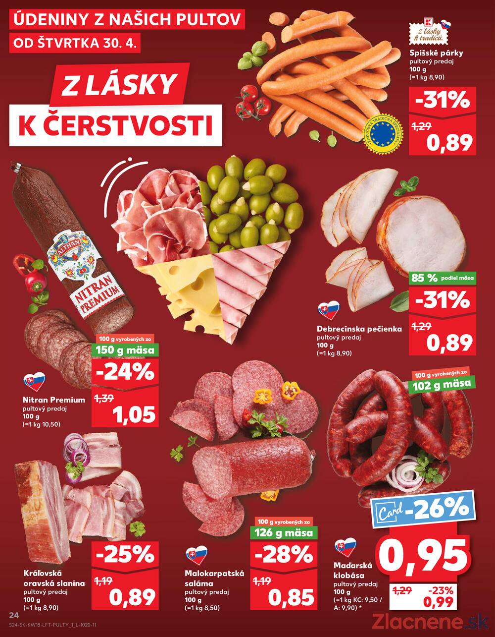 Kaufland 30.4. - 6.5. - Kaufland Poprad - Jiřího Wolkera