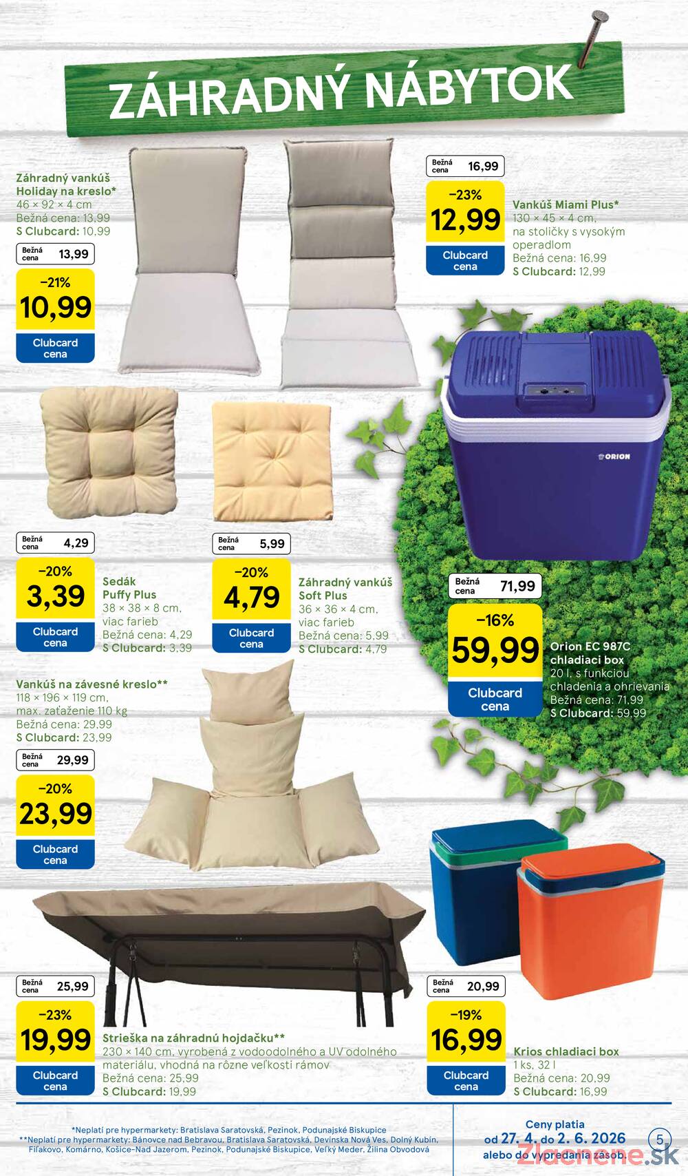 Leták Tesco - Tesco SPECIÁL velké hypermarkety 27.4. - 24.5. - strana 5