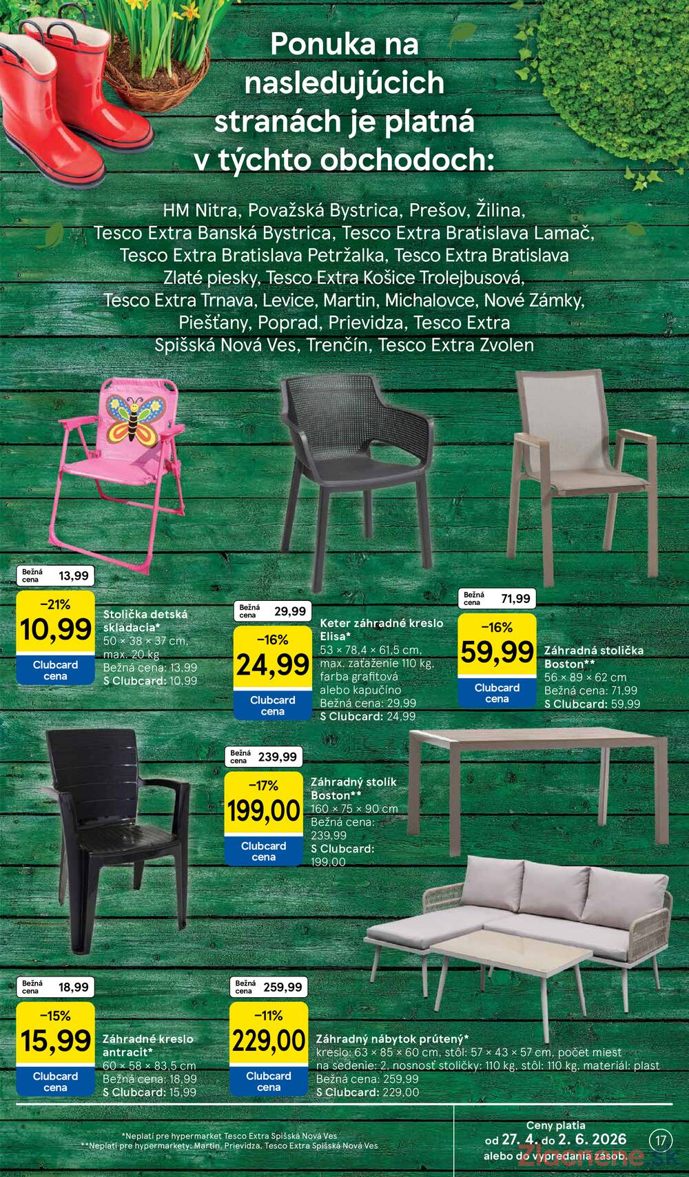 Leták Tesco - Tesco SPECIÁL velké hypermarkety 27.4. - 24.5. - strana 17