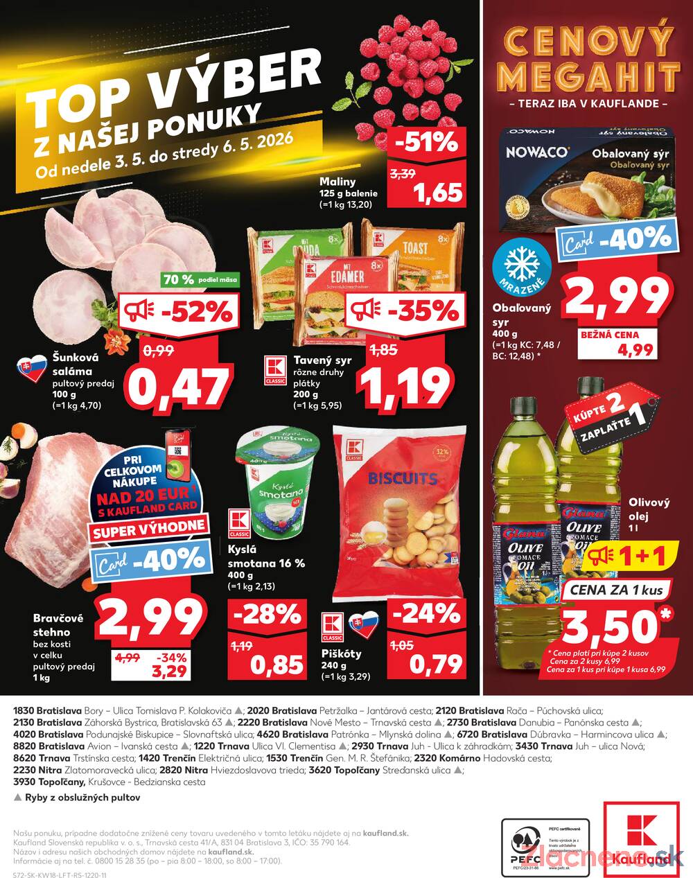 Kaufland 30.4. - 6.5. - Kaufland Trnava - Juh - Bratislavská
