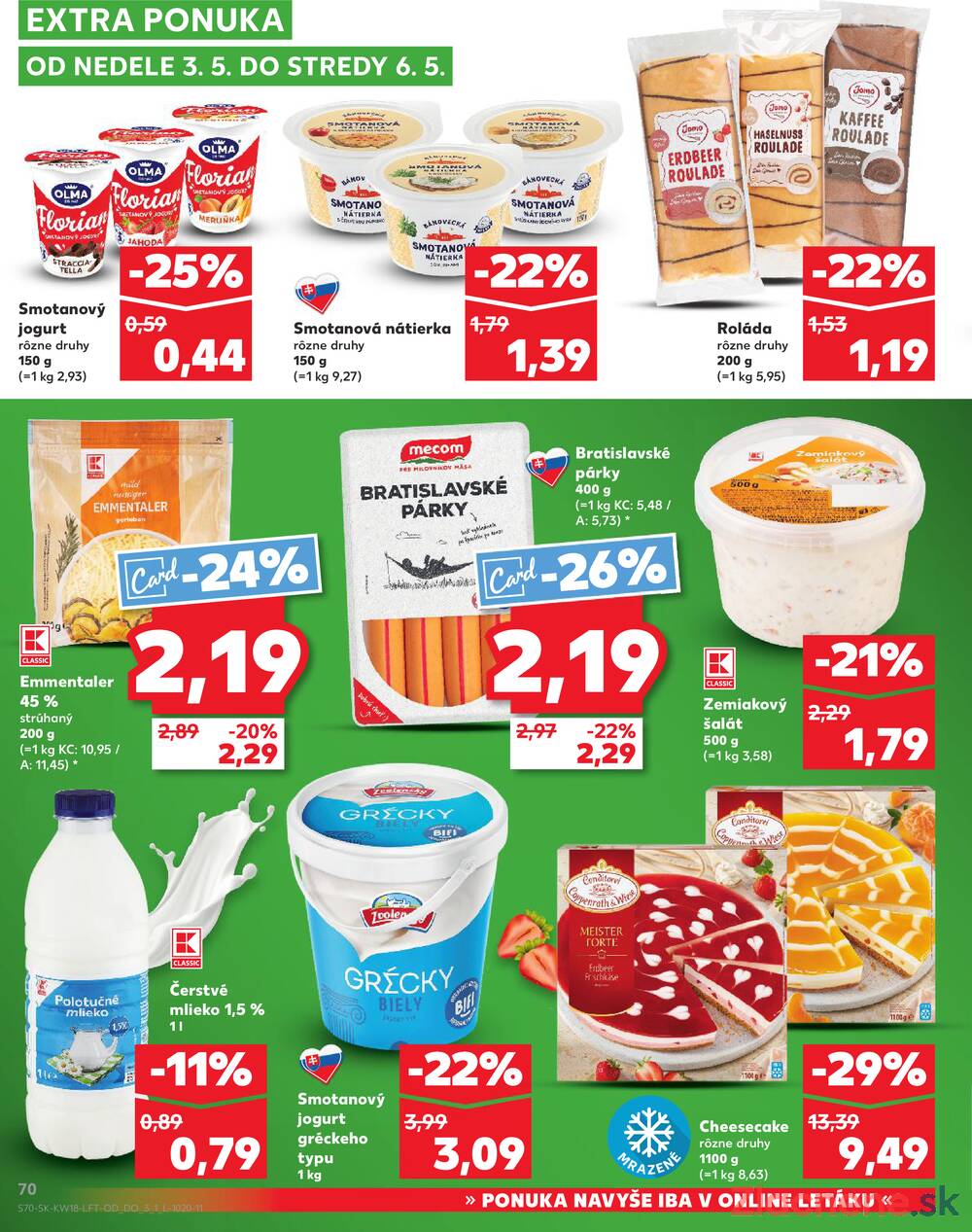 Kaufland 30.4. - 6.5. - Bratislava-Patrónka
