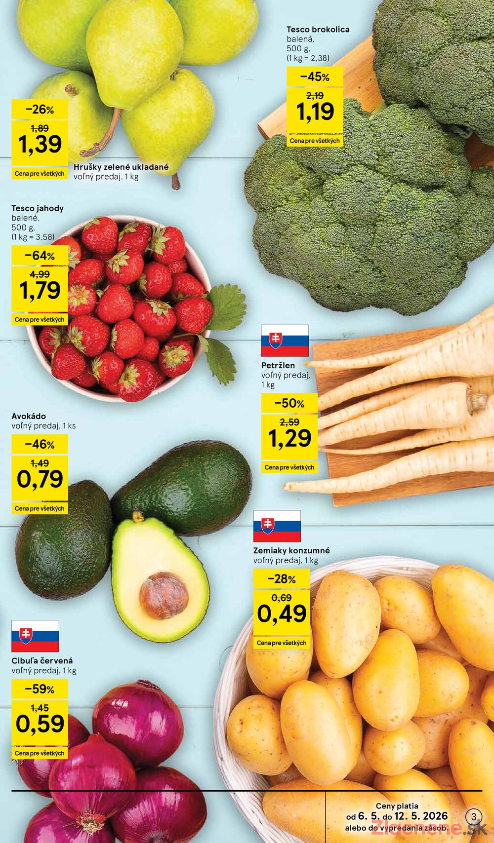 Tesco supermarkety od 6.5. do 12.5.2026
