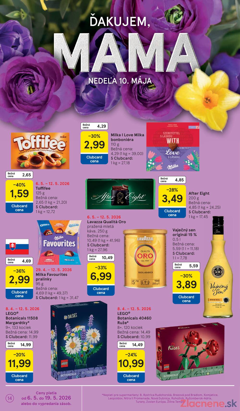 Tesco supermarkety od 6.5. do 12.5.2026