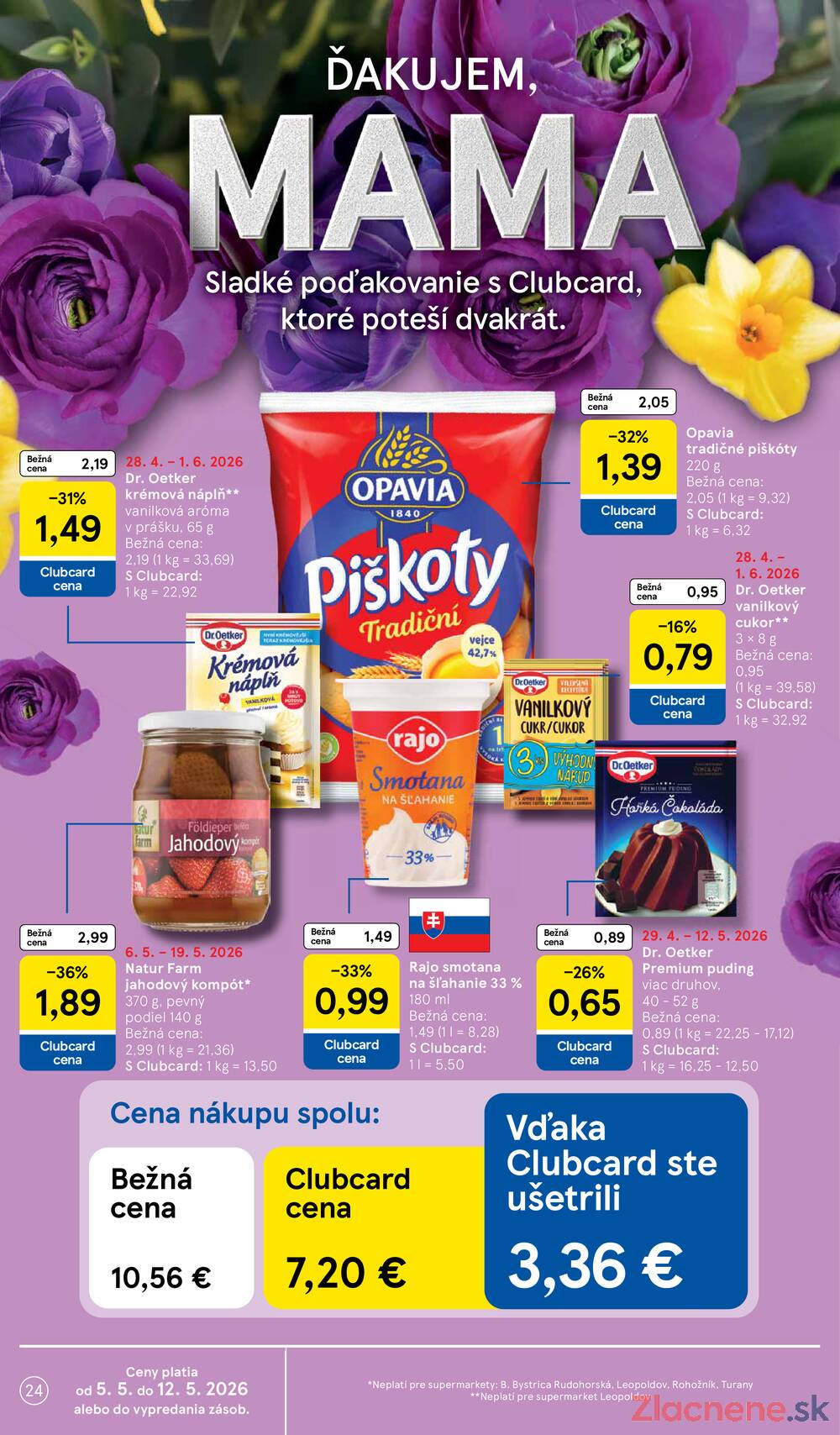 Leták Tesco - Tesco supermarkety od 6.5. do 12.5.2026 - strana 24