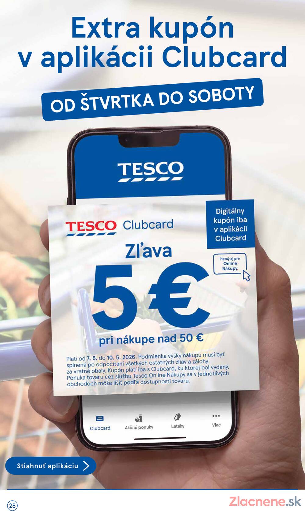 Tesco supermarkety od 6.5. do 12.5.2026