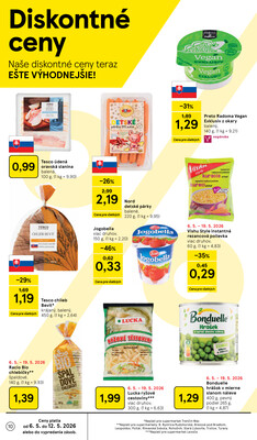 Tesco supermarkety od 6.5. do 12.5.2026