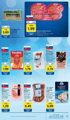 Tesco supermarkety od 6.5. do 12.5.2026