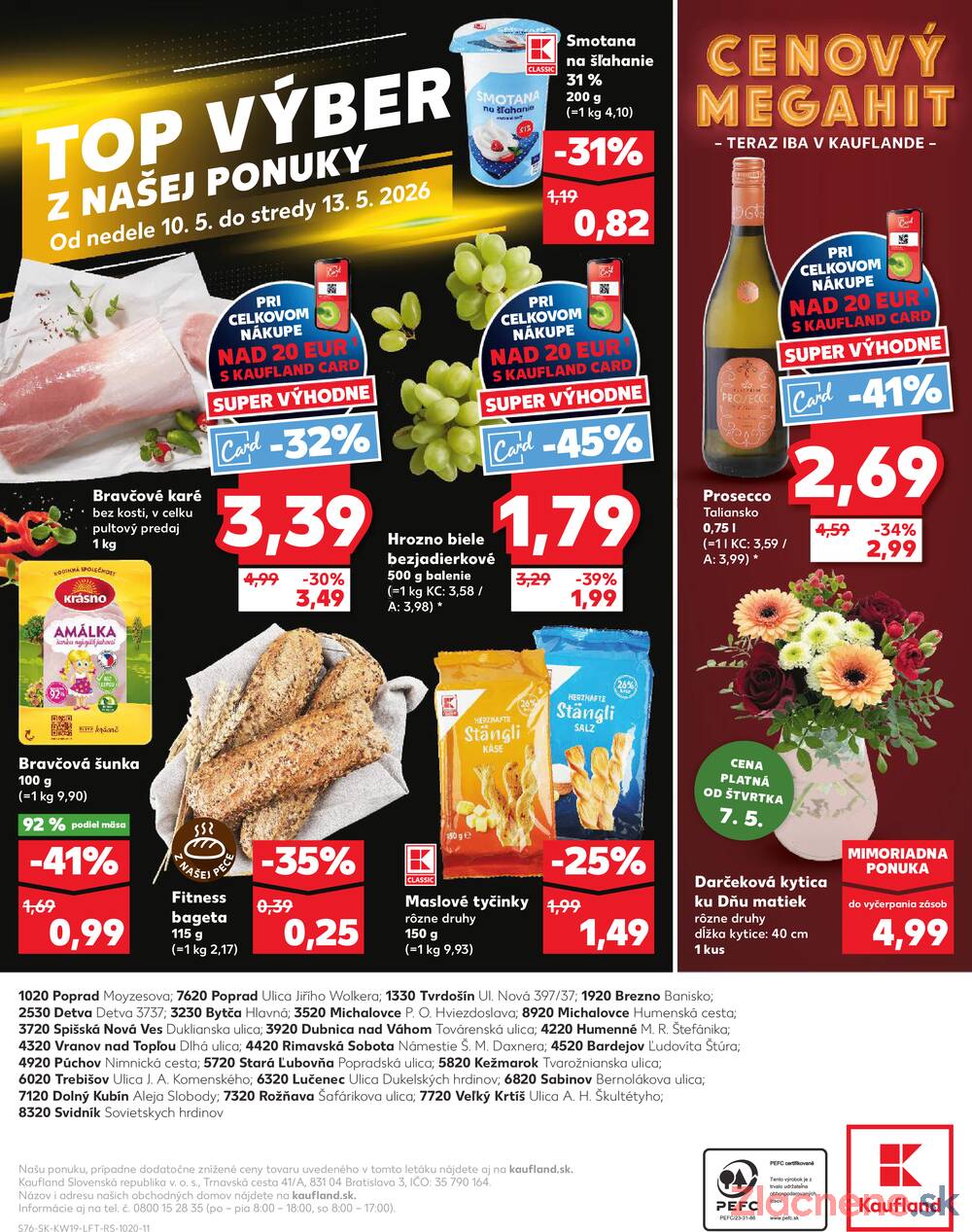 Leták Kaufland - Kaufland 7.5. - 13.5. - Kaufland Michalovce (Humenská cesta) - strana 76
