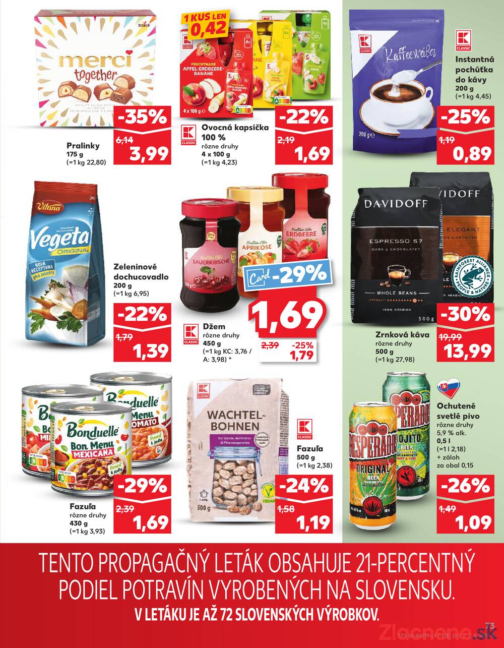 Leták Kaufland - Kaufland 7.5. - 13.5. - Kaufland Košice-Pri hati - strana 73
