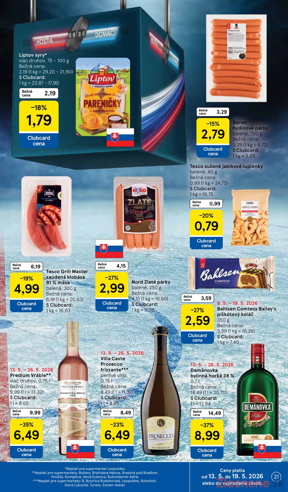 Leták Tesco - Tesco supermarkety od 13.5. do 19.5.2026 - strana 21