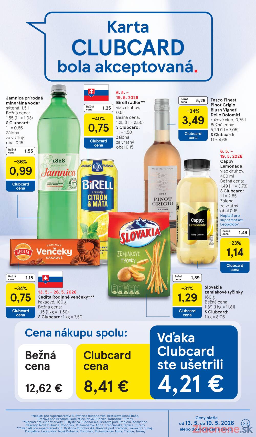 Leták Tesco - Tesco supermarkety od 13.5. do 19.5.2026 - strana 23