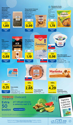 Tesco supermarkety od 13.5. do 19.5.2026