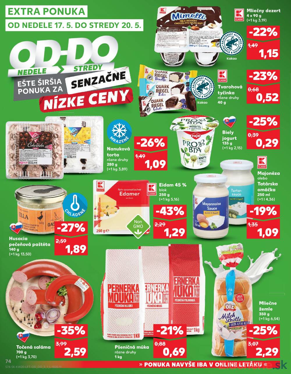 Leták Kaufland - Kaufland 14.5. - 20.5. - Kaufland Rožňava - strana 74 Leták Kaufland - Kaufland 14.5. - 20.5. - Kaufland Rožňava - strana 74