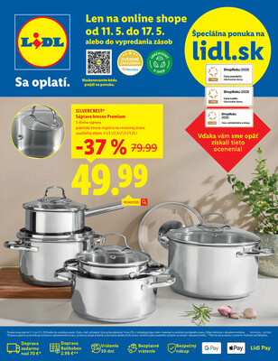 Leták Lidl Online magazín 11.5. - 17.5.