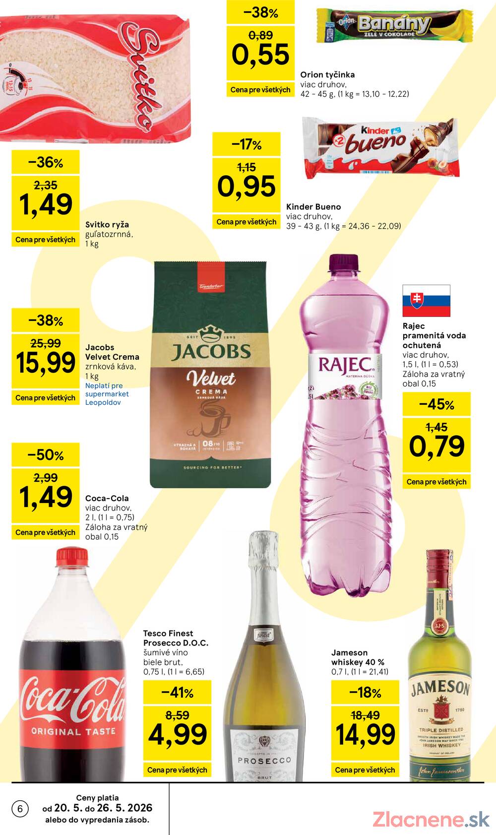 Tesco supermarkety od 20.5. do 26.5.2026