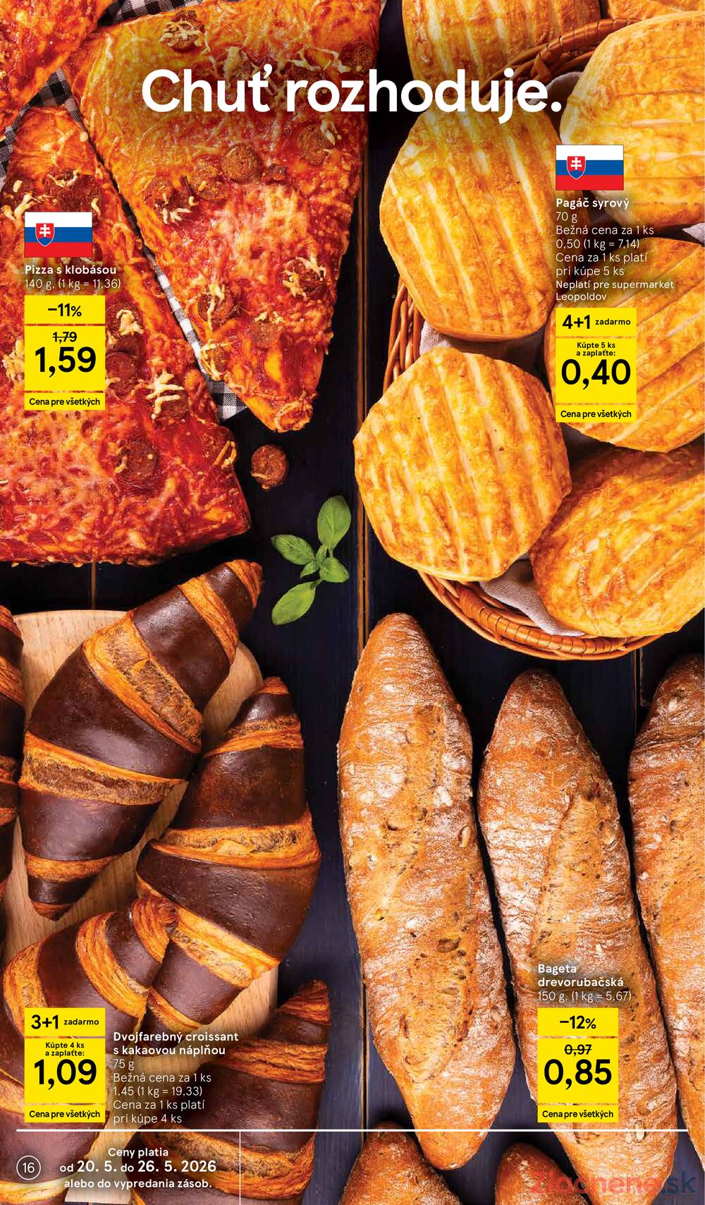 Tesco supermarkety od 20.5. do 26.5.2026