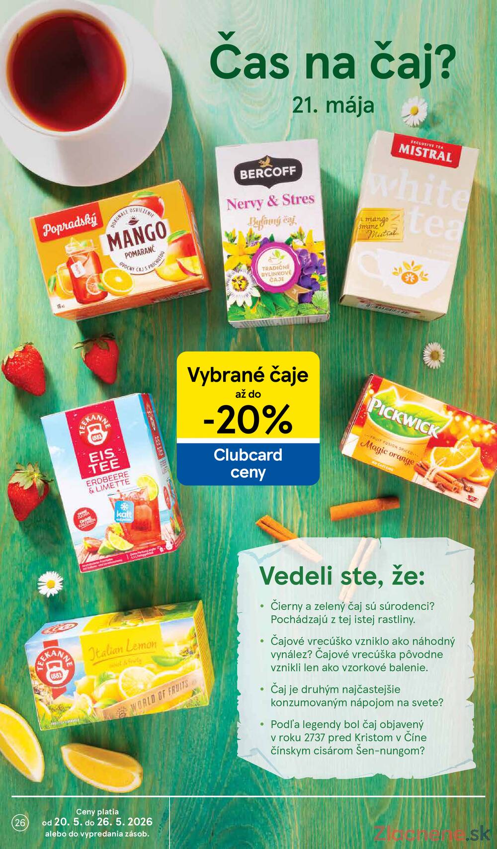 Tesco supermarkety od 20.5. do 26.5.2026