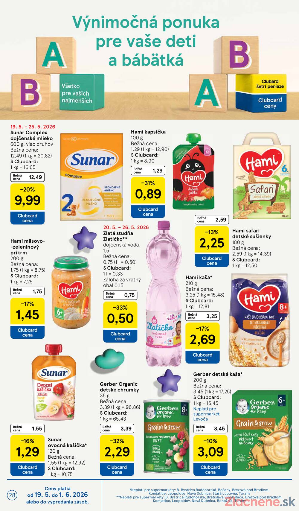 Tesco supermarkety od 20.5. do 26.5.2026