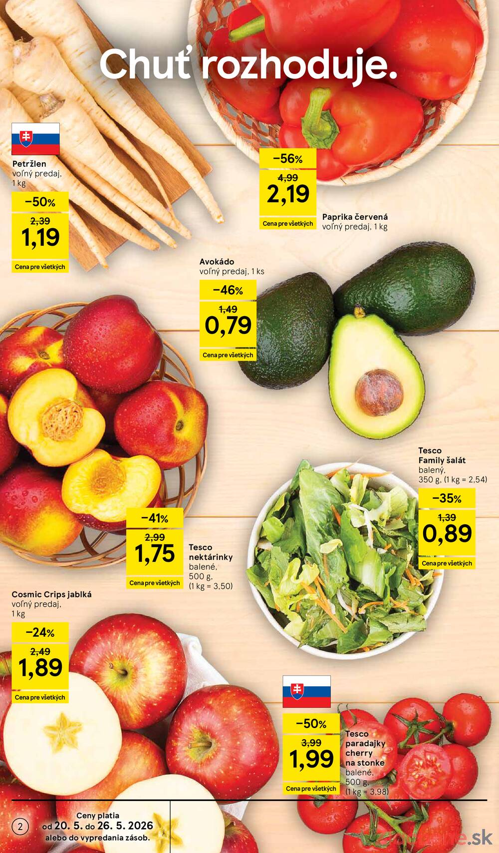 Tesco malé hypermarkety 20.5. - 26.5.