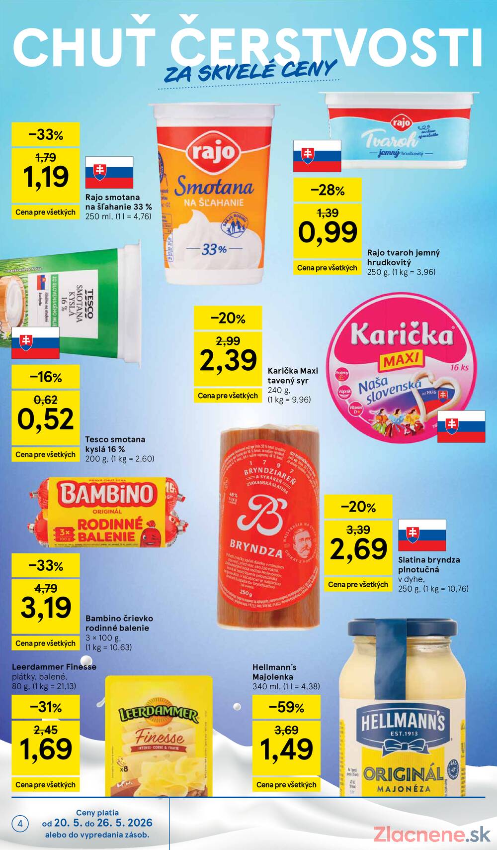 Tesco malé hypermarkety 20.5. - 26.5.