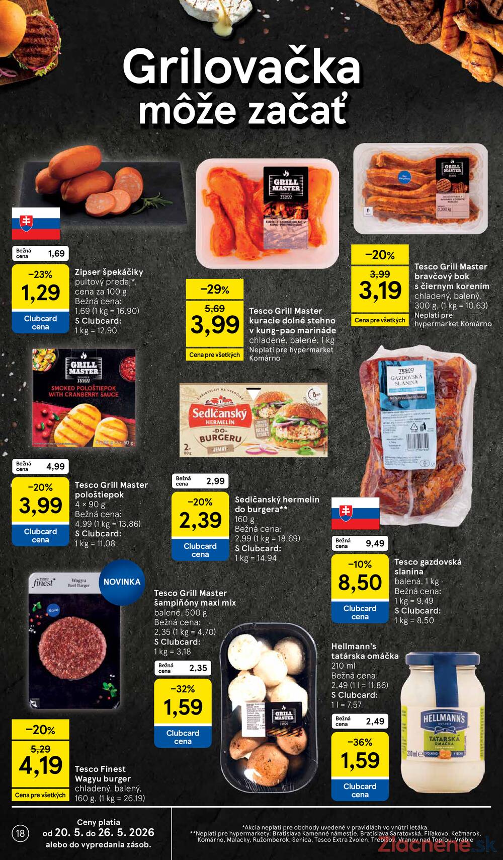 Tesco malé hypermarkety 20.5. - 26.5.