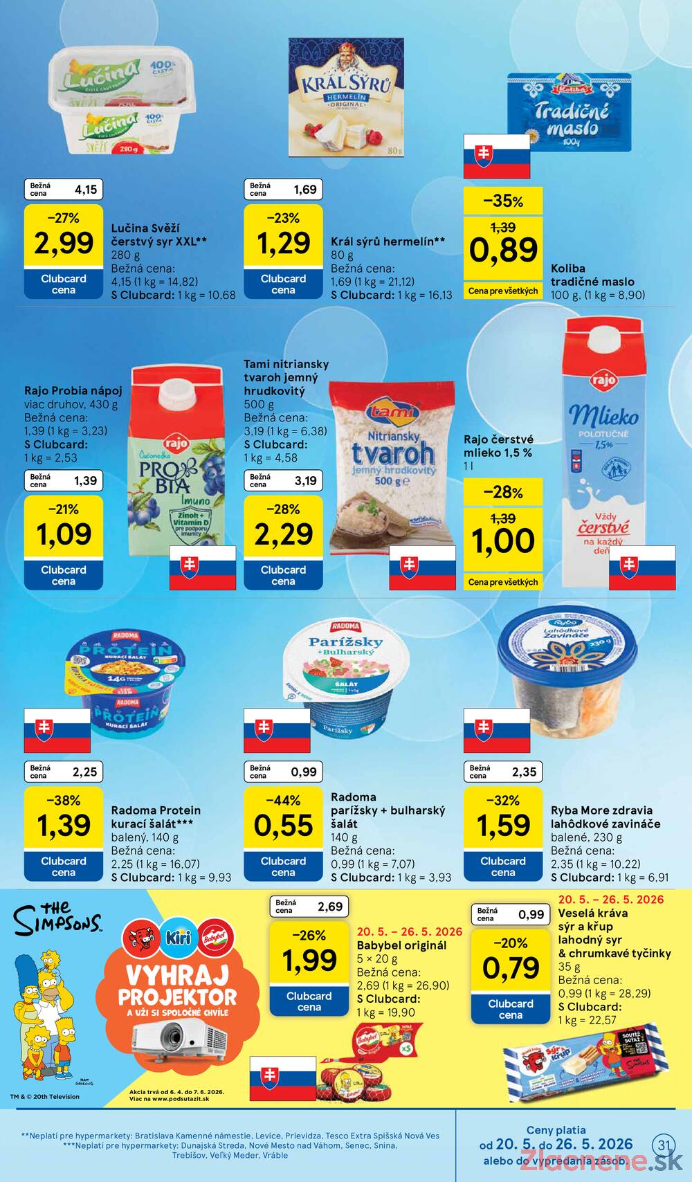 Tesco malé hypermarkety 20.5. - 26.5.