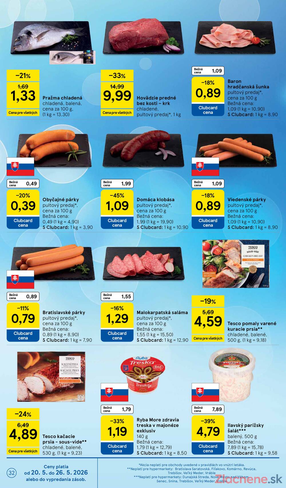 Tesco malé hypermarkety 20.5. - 26.5.
