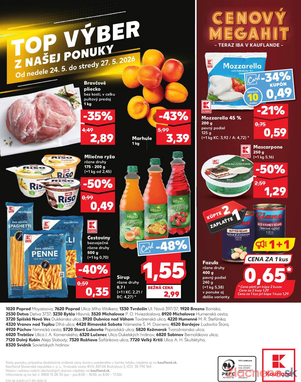 Kaufland 21.5. - 27.5. - Kaufland Rožňava