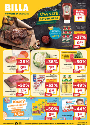 Leták BILLA od 27.5. do 2.6.2026