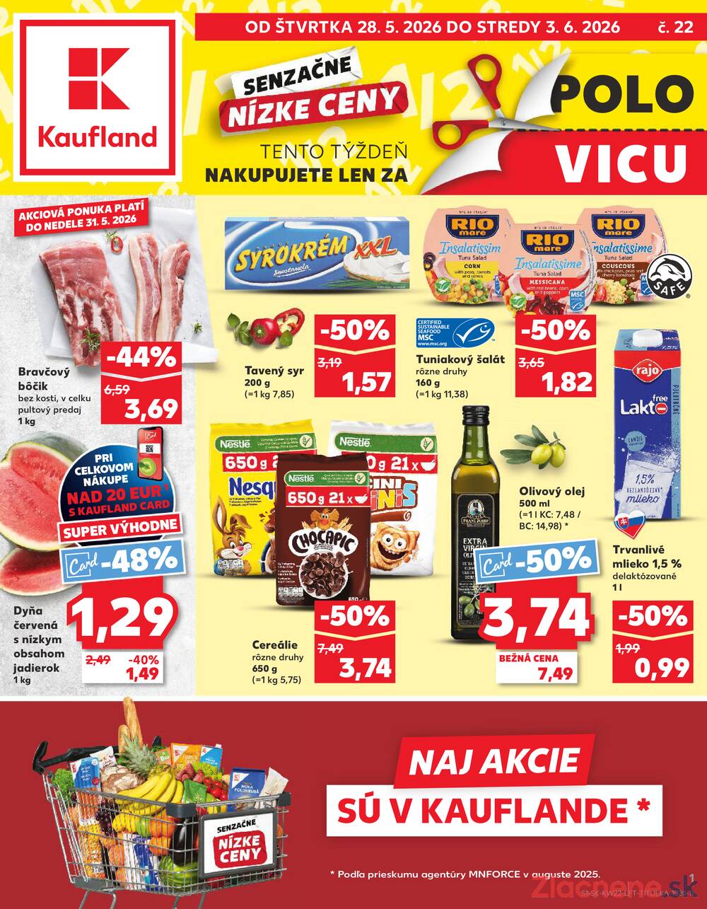 Leták Kaufland - Kaufland 28.5. - 3.6. - Kaufland (A. H. Škultétyho, Veľký Krtíš) - strana 1