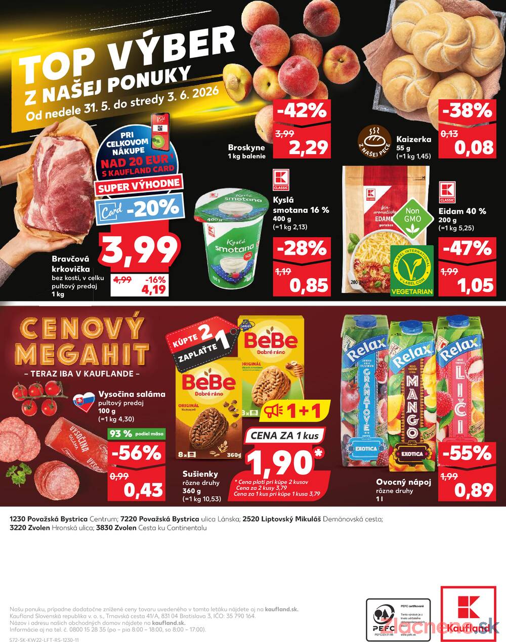Kaufland 28.5. - 3.6. - Kaufland Považská Bystrica - Centrum