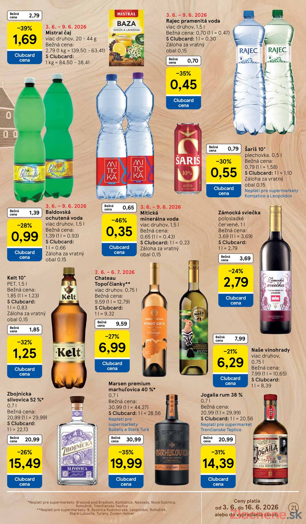 Tesco supermarkety od 3.6. do 9.6.2026