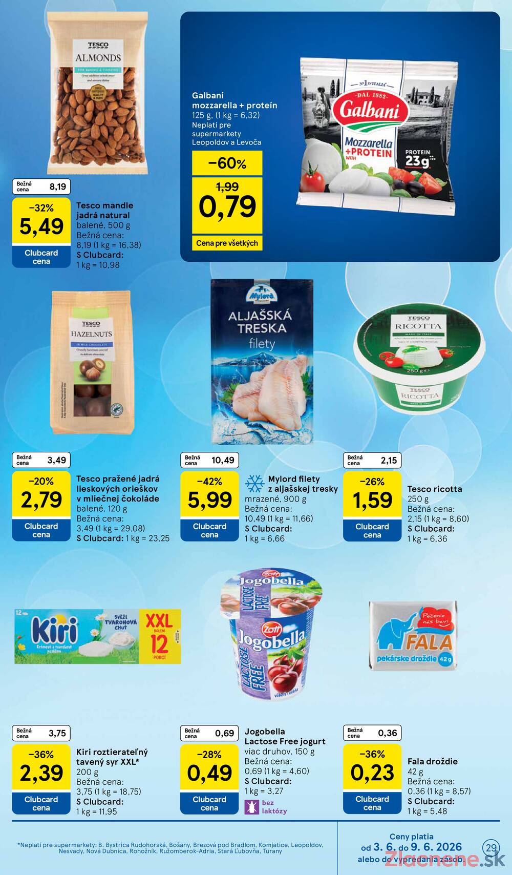 Leták Tesco - Tesco supermarkety od 3.6. do 9.6.2026 - strana 29
