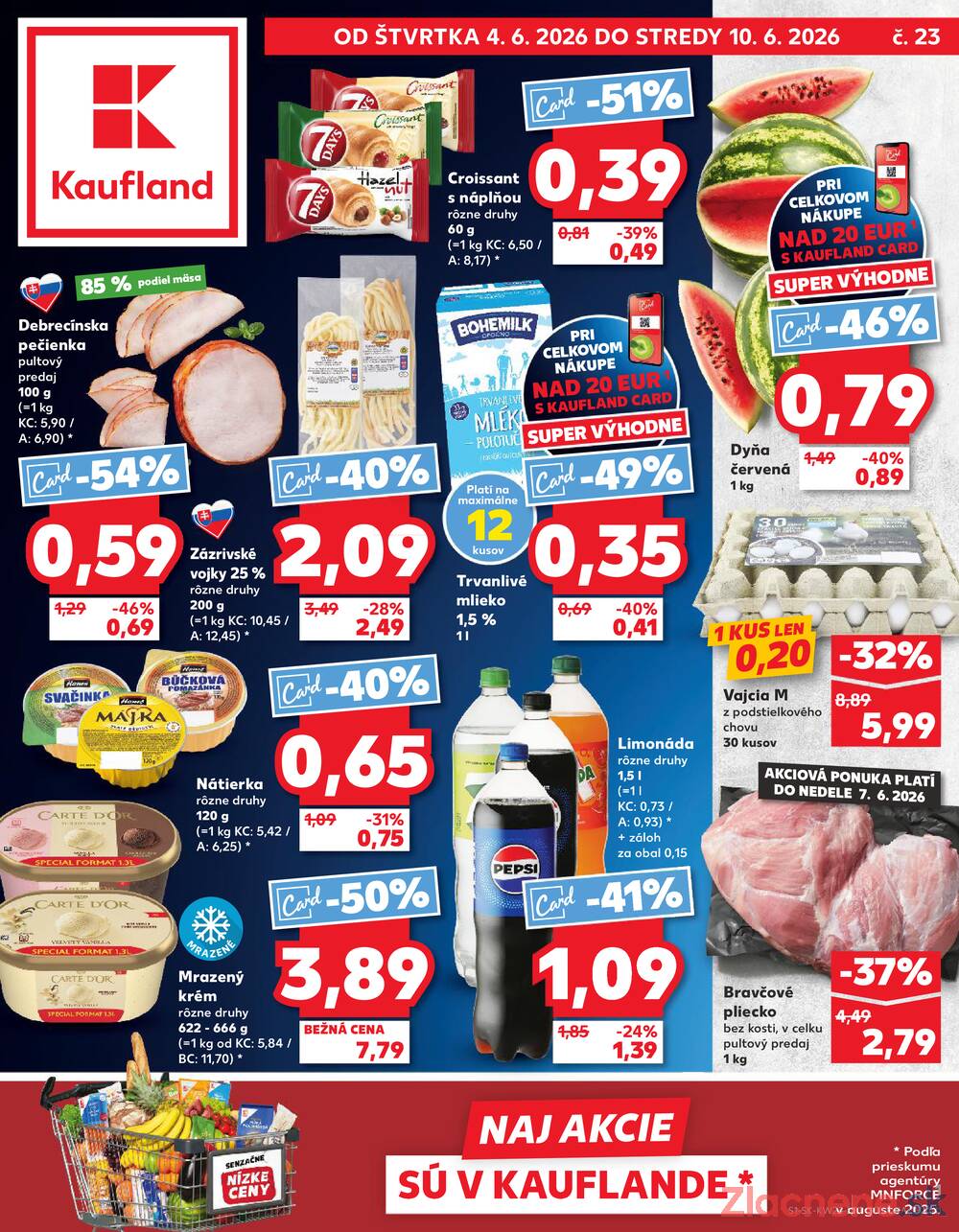 Leták Kaufland - Kaufland 4.6. - 10.6. - Kaufland Brezno - strana 1