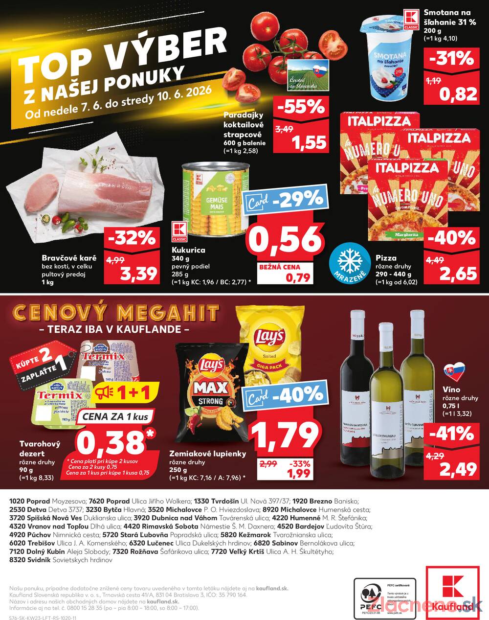 Kaufland 4.6. - 10.6. - Kaufland Púchov