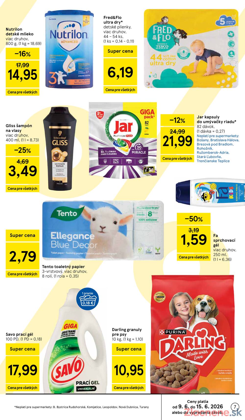 Leták Tesco - Tesco supermarkety od 10.6. do 16.6.2026 - strana 7 Leták Tesco - Tesco supermarkety od 10.6. do 16.6.2026 - strana 7