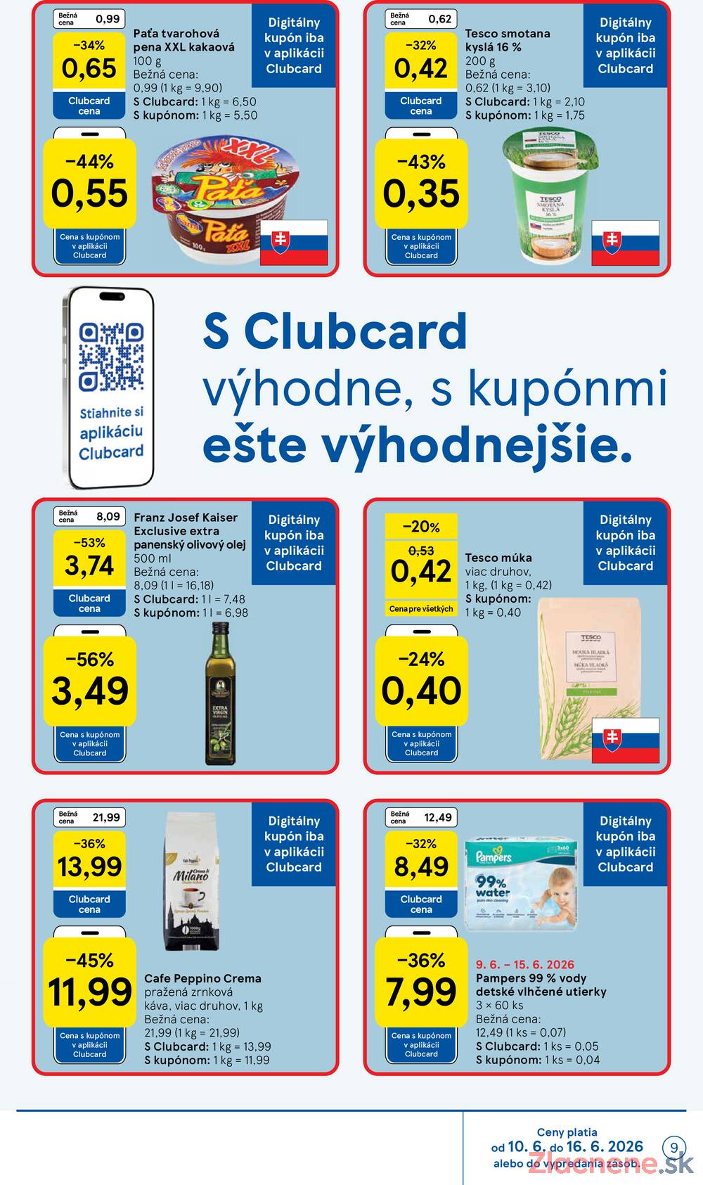 Tesco supermarkety od 10.6. do 16.6.2026